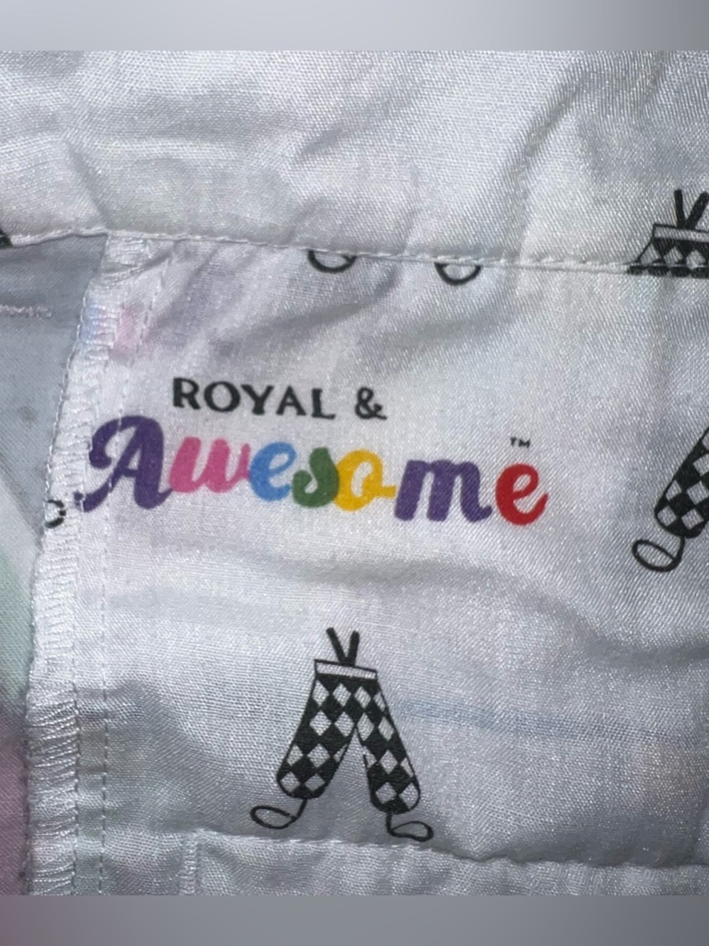 Royal & Awesome Men’s Golf Shorts Comic Print Colorful Statement Performance 34 - Picture 6 of 8